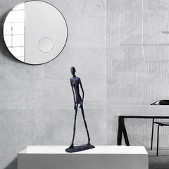 Giacometti Inspired L'Homme Qui Marche I Humanity Bronze Sculpture