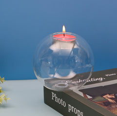 EuroSphere Glass Candle Holder