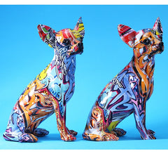 Graffitti Chihuahua Sculpture