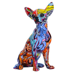 Graffitti Chihuahua Sculpture