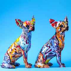 Graffitti Chihuahua Sculpture