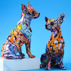 Graffitti Chihuahua Sculpture