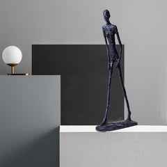 Giacometti Inspired L'Homme Qui Marche I Humanity Bronze Sculpture