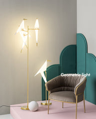 Nordic Paper Crane Floor Lamp