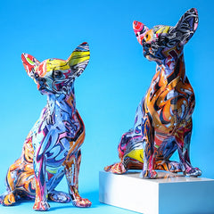 Graffitti Chihuahua Sculpture