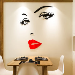 Give Me Face Acrylic Wall Decal