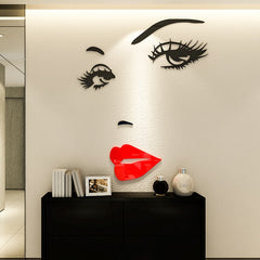 Give Me Face Acrylic Wall Decal