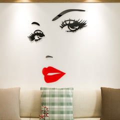 Give Me Face Acrylic Wall Decal