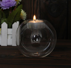 EuroSphere Glass Candle Holder