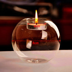 EuroSphere Glass Candle Holder