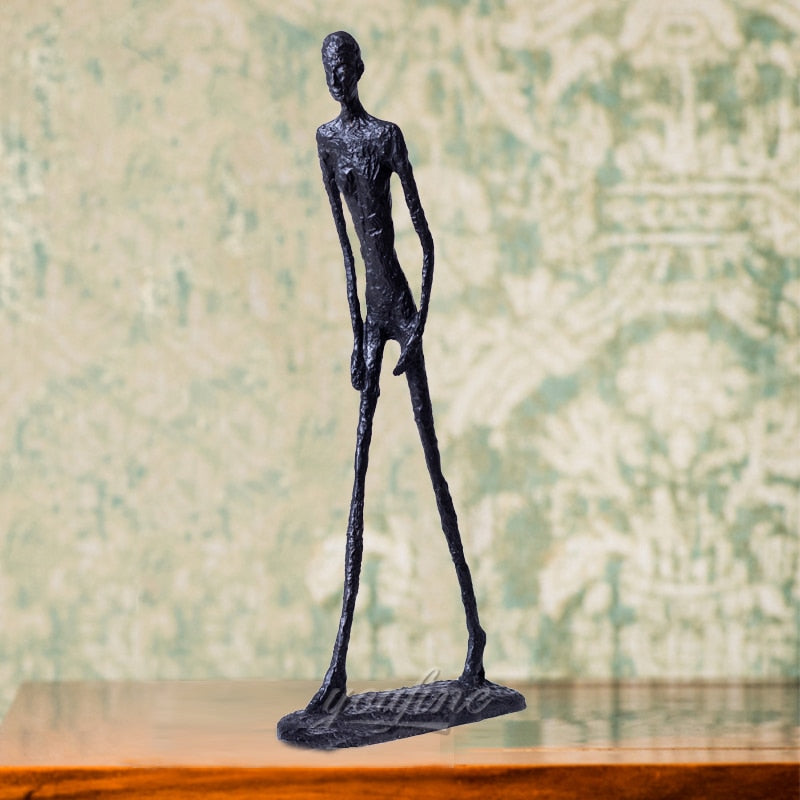 Giacometti Inspired L'Homme Qui Marche I Humanity Bronze Sculpture