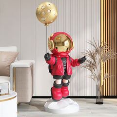 Kid Astronaut Sculpture