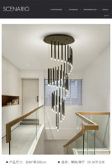 Spiral LED Chandelier