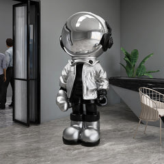 Nordic Mod Astronaut Sculpture