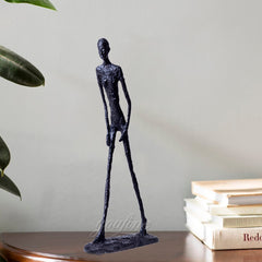 Giacometti Inspired L'Homme Qui Marche I Humanity Bronze Sculpture