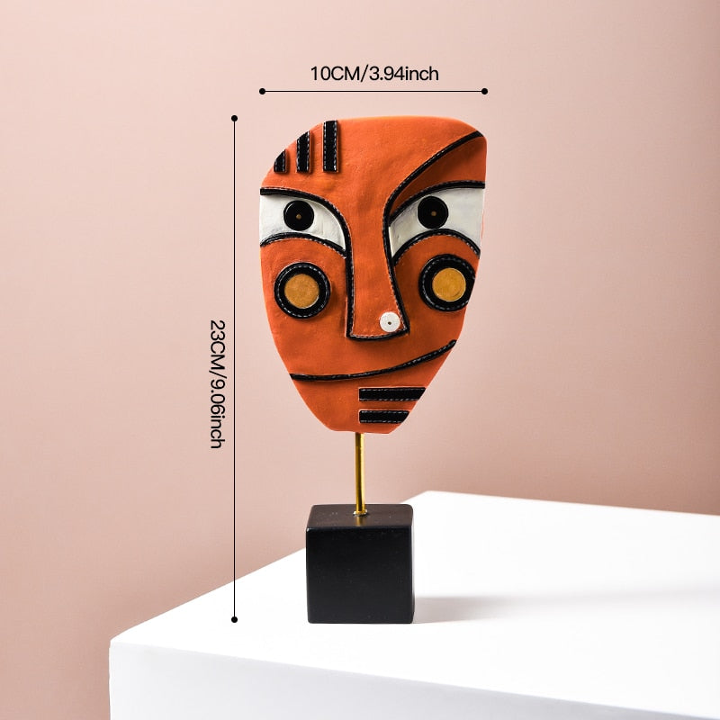 Abstract ModMask Sculpture Art