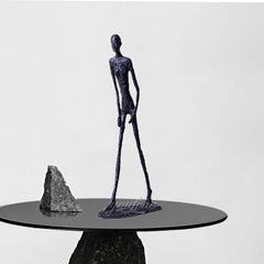 Giacometti Inspired L'Homme Qui Marche I Humanity Bronze Sculpture