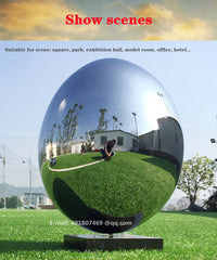 Steel Egg Garden Sculpture