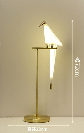 Nordic Paper Crane Table Lamp