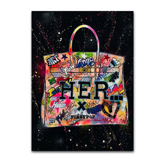 Designer Purse Pop Art Canvas Print