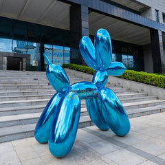 Steel Balloon Dog Sculpture