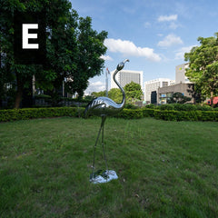 Flamingo Steel Garden Sculpture