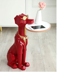 GeoDog Sculpture with Tray