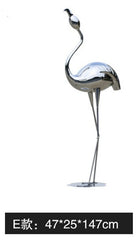 Flamingo Steel Garden Sculpture