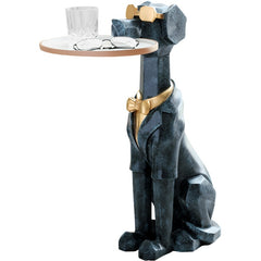 GeoDog Sculpture with Tray