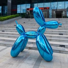 Steel Balloon Dog Sculpture