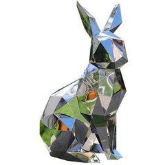 GeoRabbit Steel Garden Sculpture