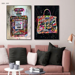 Designer Perfume Pop Art Canvas Print