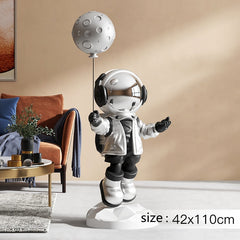 Kid Astronaut Sculpture