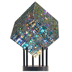 Allspark Glass Cube Sculpture