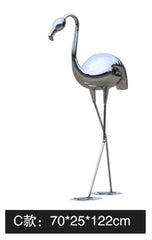 Flamingo Steel Garden Sculpture