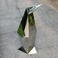 Mirror Landscape Penguin Sculpture