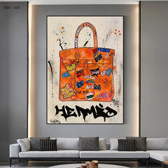 Designer Bag Pop Art Canvas Print