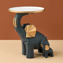 GeoElephant Sculpture with Tray