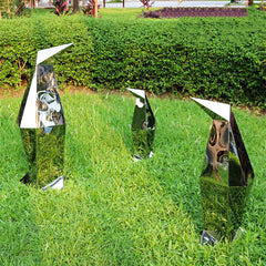 Mirror Landscape Penguin Sculpture