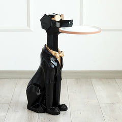 GeoDog Sculpture with Tray