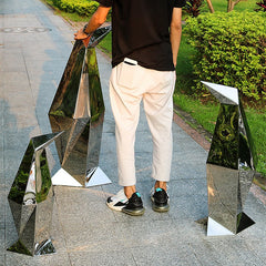 Mirror Landscape Penguin Sculpture