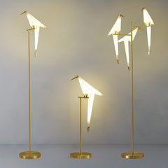 Nordic Paper Crane Floor Lamp