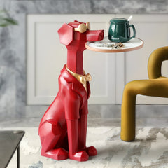 GeoDog Sculpture with Tray