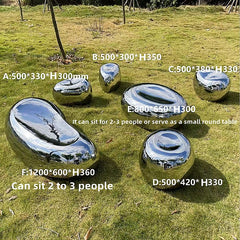 Reflection Stone Garden Sculpture