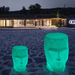 GeoFace LED Luminous Stool