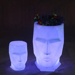 GeoFace LED Luminous Stool